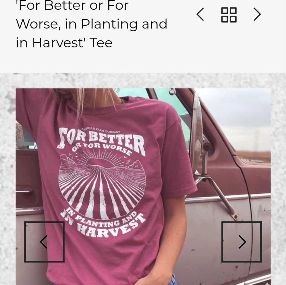 Brand new t shirt for farm wives